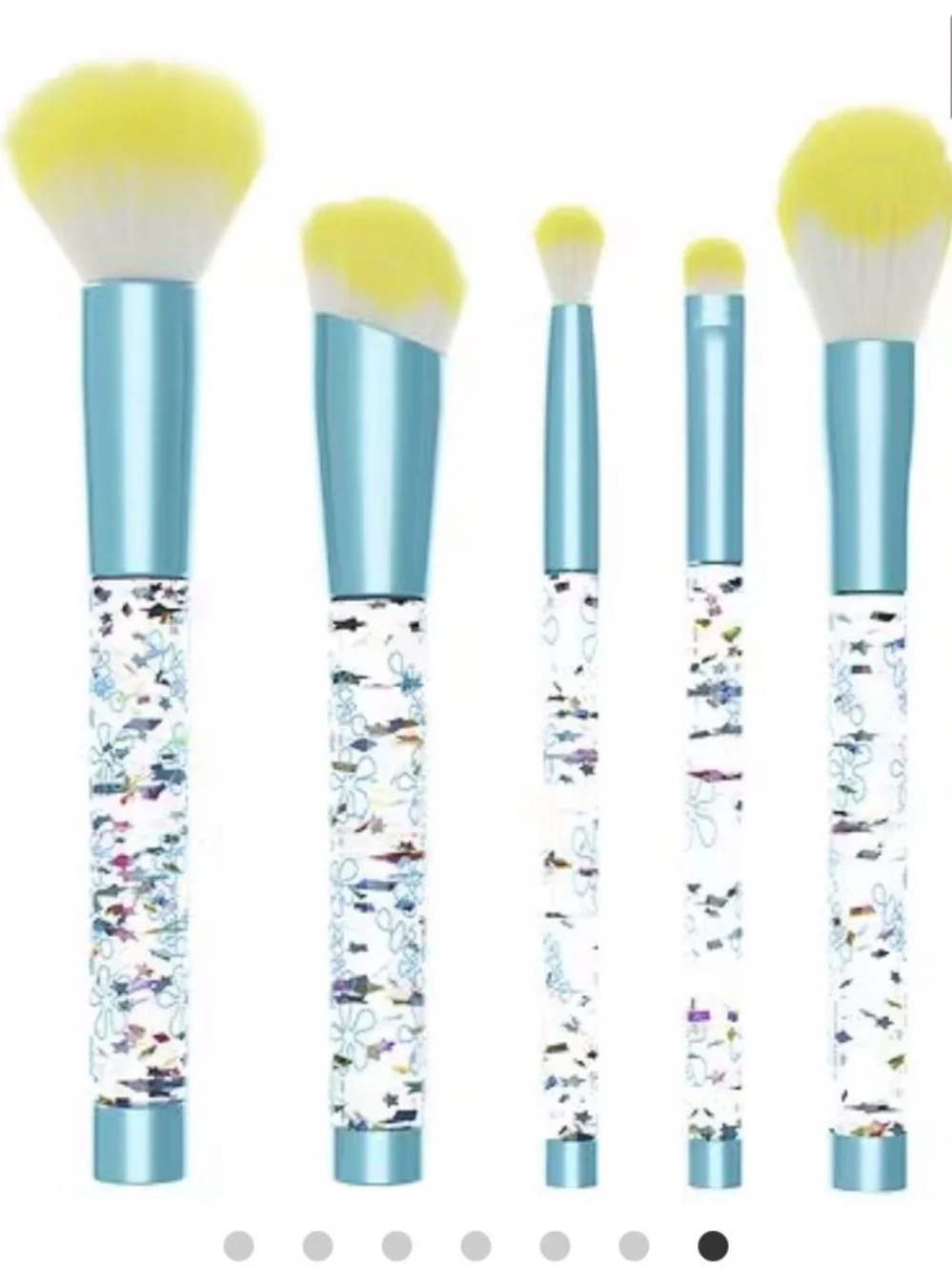 Wet n Wild SpongeBob 'The Water's Fine' 5-Piece Makeup Brush Set - Aqua & Yellow